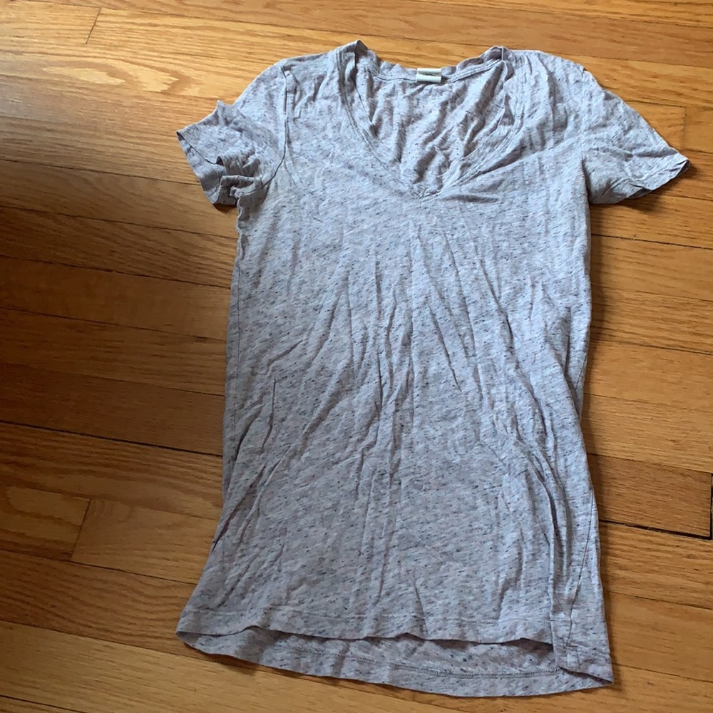PINK gray vneck - Picture 3 of 3